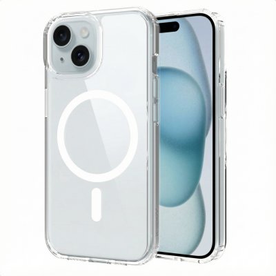 ACCEZZ  Coque arri&egrave;re Xtreme Impact avec MagSafe Apple iPhone 15 - Transparent