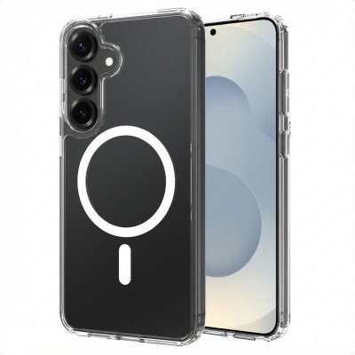 ACCEZZ  Coque arri&egrave;re Xtreme Impact avec MagSafe Samsung Galaxy S25 Plus - Transparent