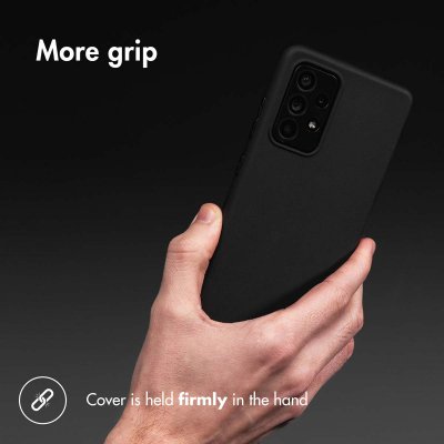 ACCEZZ  Coque Couleur pour Samsung Galaxy A33 - Noir - Neuf