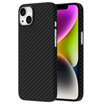 ACCEZZ  Coque Kevlar MagSafe pour Apple iPhone 14 - Noir - Neuf