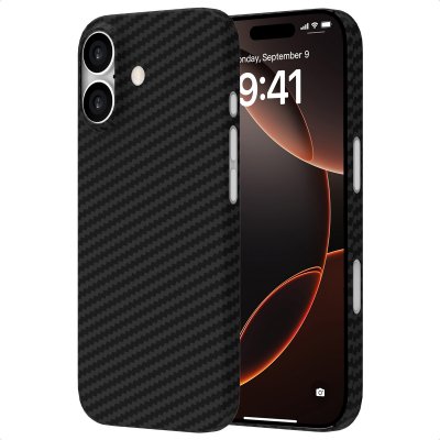 ACCEZZ  Coque Kevlar MagSafe pour Apple iPhone 17 - Noir - Neuf