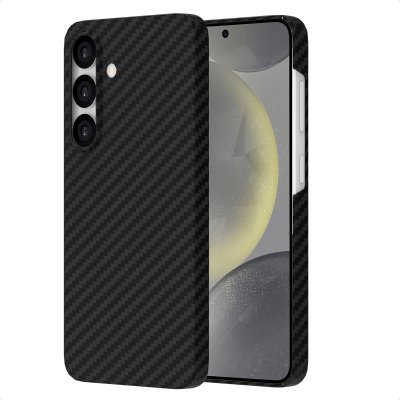 ACCEZZ  Coque Kevlar MagSafe pour Samsung Galaxy S24 - Noir - Neuf