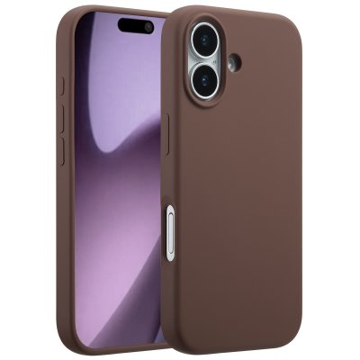 ACCEZZ  Coque Liquid Silicone avec MagSafe Apple iPhone 17 - New Tea Brown