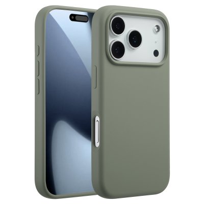 ACCEZZ  Coque Liquid Silicone avec MagSafe Apple iPhone 17 Pro - Cooper Green