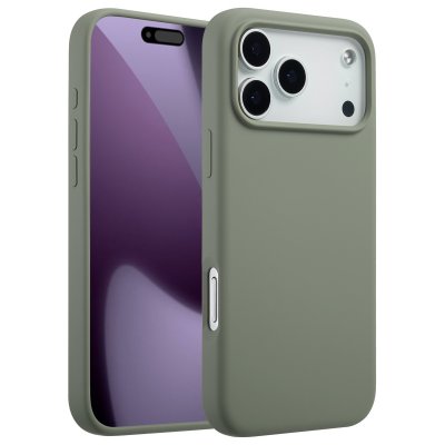 ACCEZZ  Coque Liquid Silicone avec MagSafe Apple iPhone 17 Pro Max - Cooper Green