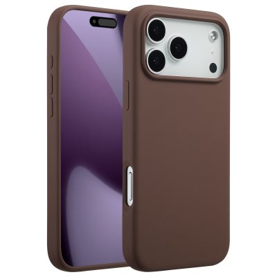 ACCEZZ  Coque Liquid Silicone avec MagSafe Apple iPhone 17 Pro Max - New Tea Brown