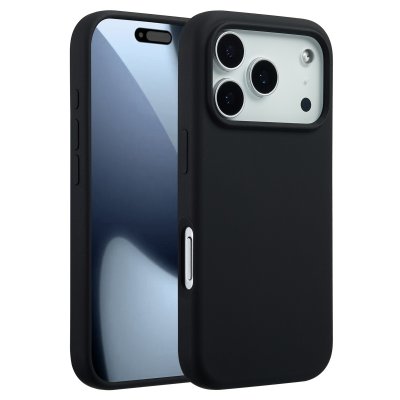 ACCEZZ  Coque Liquid Silicone avec MagSafe Apple iPhone 17 Pro - Noir