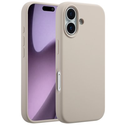 ACCEZZ  Coque Liquid Silicone avec MagSafe Apple iPhone 17 - Stone