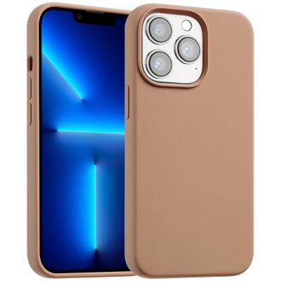 ACCEZZ  Coque Liquid Silicone avec MagSafe iPhone 13 Pro - Lichtbruin
