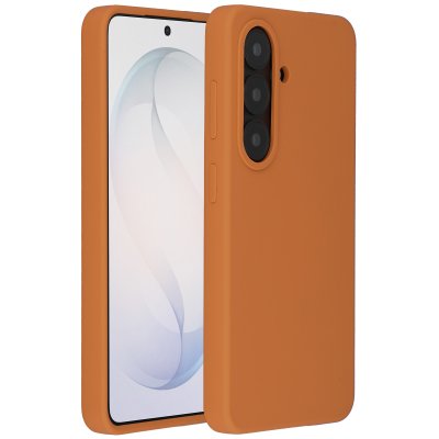 ACCEZZ  Coque Liquid Silicone avec MagSafe Samsung Galaxy S26 - Orange