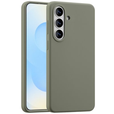ACCEZZ  Coque Liquid Silicone avec MagSafe Samsung Galaxy S26 Plus - Cooper Green