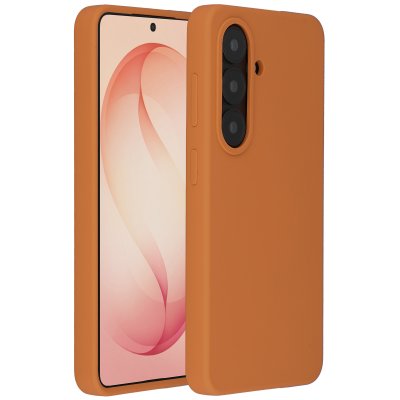 ACCEZZ  Coque Liquid Silicone avec MagSafe Samsung Galaxy S26 Plus - Orange