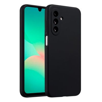 ACCEZZ  Coque Liquid Silicone pour Samsung Galaxy A26 - Noir - Neuf