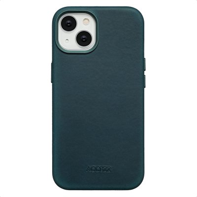 ACCEZZ  Coque MagSafe en cuir vintage iPhone 14 - Smokey Green