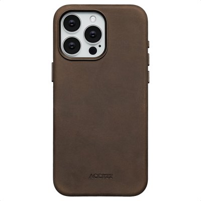 ACCEZZ  Coque MagSafe en cuir vintage iPhone 15 Pro Max - Rustic Brown