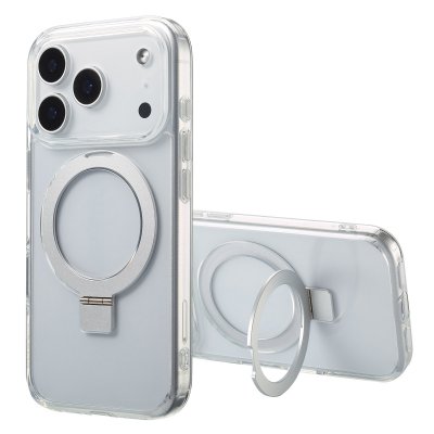 ACCEZZ  Coque Ring Stand avec MagSafe Apple iPhone 17 Pro Max - Transparent