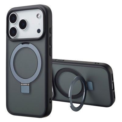 ACCEZZ  Coque Ring Stand avec MagSafe Apple iPhone 17 Pro - Noir