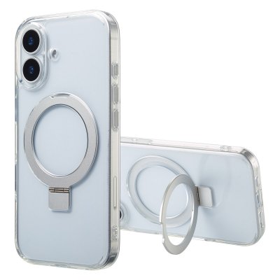 ACCEZZ  Coque Ring Stand avec MagSafe Apple iPhone 17 - Transparent