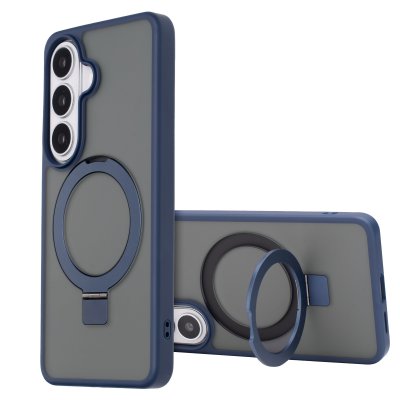 ACCEZZ  Coque Ring Stand avec MagSafe Samsung Galaxy S26 - Bleu