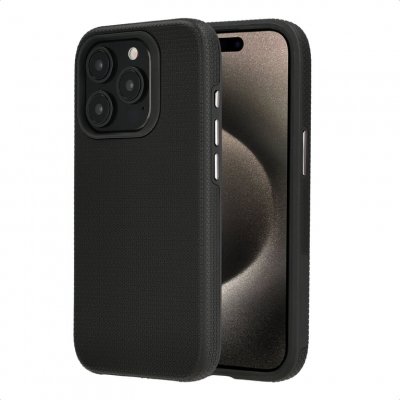 ACCEZZ  Coque Tough avec MagSafe pour Apple iPhone 15 Pro - Noir - Neuf