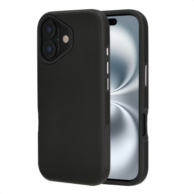 ACCEZZ  Coque Tough avec MagSafe pour Apple iPhone 16 - Noir - Neuf