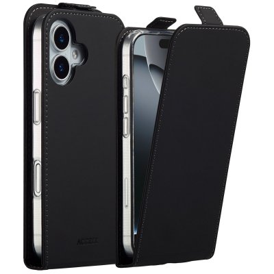 ACCEZZ  &Eacute;tui &agrave; rabat pour Apple iPhone 17 - Noir - Neuf