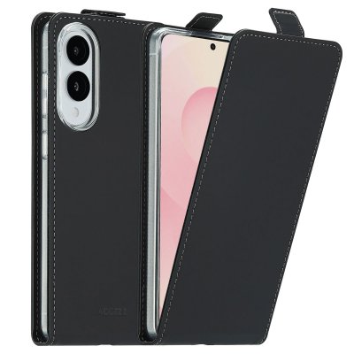 ACCEZZ  &Eacute;tui &agrave; rabat pour Samsung Galaxy S25 Edge - Noir - Neuf