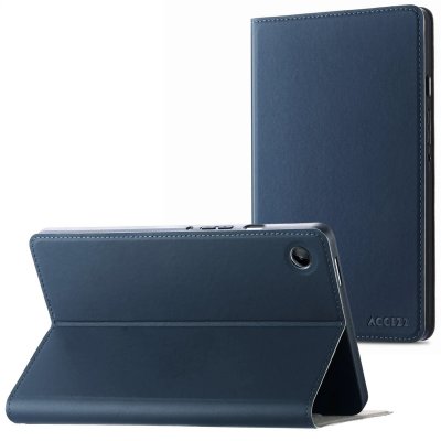 ACCEZZ  Housse Classic Tablet Stand Samsung Galaxy Tab A9 8.7 pouces - Bleu fonc&eacute;