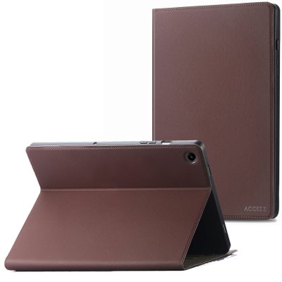ACCEZZ  Housse Classic Tablet Stand Samsung Galaxy Tab A9 Plus - Marron