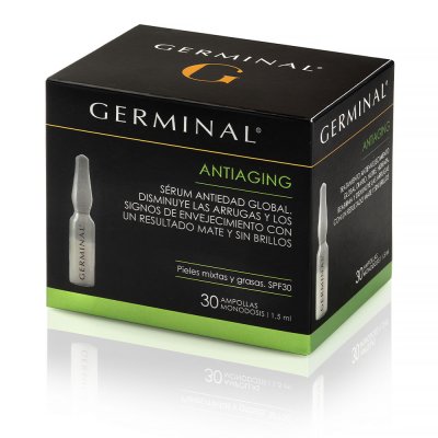 GERMINAL Acci&oacute;n Profunda antiaging pieles mixtas y grasas ampollas 30 x 1,5 ml