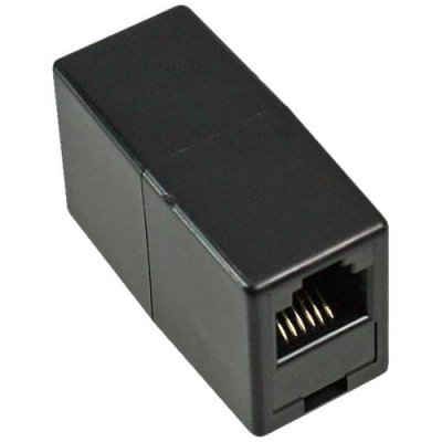 INLINE Accouplement modulaire rj12 6p/6c fem./fem.