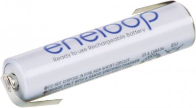 PANASONIC Accu &agrave; cosses Z AAA (R03) NiMH 1,2V 800 mAh Sanyo Eneloop