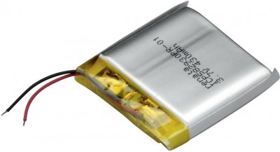 RENATA Accu lithium-polym&egrave;re 3,7 450 mAh  ICP582930PR-01