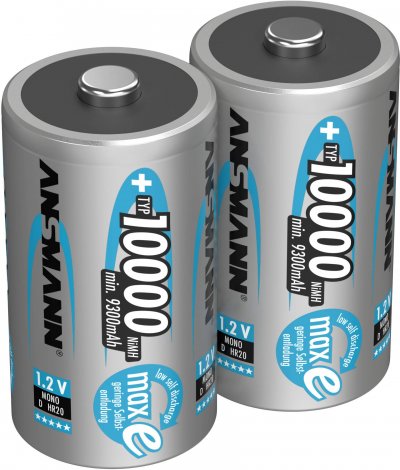 ANSMANN Accu LR20 NiMH 1.2 V  5030642 10000 mAh 2 pc(s) 