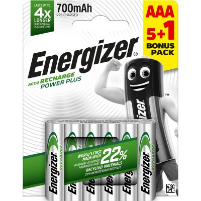 ENERGIZER Accu rechargeable  Power Plus HR03 aaa- Blister de 6 accus