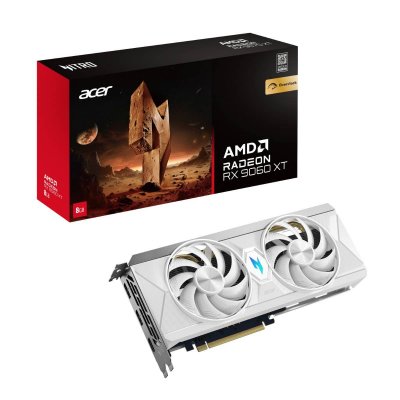 ACER  Carte graphique  Nitro Radeon&acute; RX 9060 XT OC 8 GB - &Eacute;dition Blanche