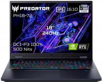 ACER  Predator Helios Neo 18 - Noir