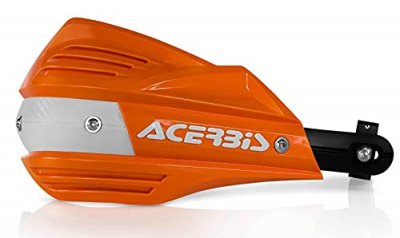 ACERBIS  23741-91362 Prot&egrave;ge-mains, Blanc/Orange, Taglia unica