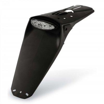 ACERBIS  Support de Plaque d'immatriculation LED homologu&eacute;e 30&deg; Noir