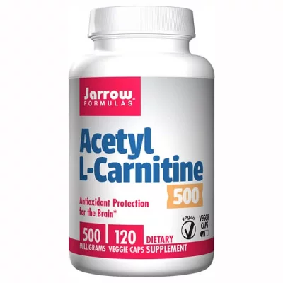 JARROW FORMULAS Ac&eacute;tyl L-Carnitine 500, 500 mg (120 Capsules) -  