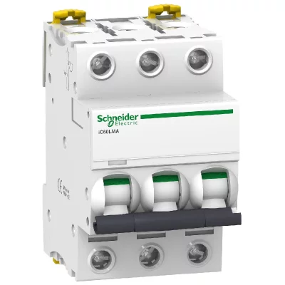SCHNEIDER ELECTRIC Acti9, iC60L disjoncteur &agrave; d&eacute;clenchement instantan&eacute; courbe MA 3P 10A