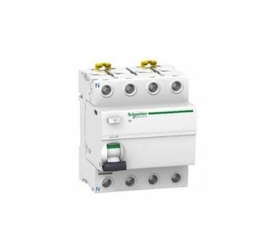SCHNEIDER ELECTRIC Acti9, iID interrupteur diff&eacute;rentiel 4P 40A 30mA type Asi - A9R31440