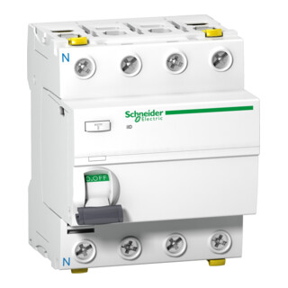 SCHNEIDER ELECTRIC Acti9 iid - syst. Prot. Ctre d&eacute;fauts li&eacute;s &agrave; la terre - 4p - 63a - 30ma - type a