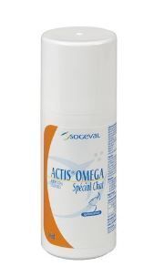 SOGEVAL Actis Omega chat 50 ml Sp&eacute;cial peau et pelage