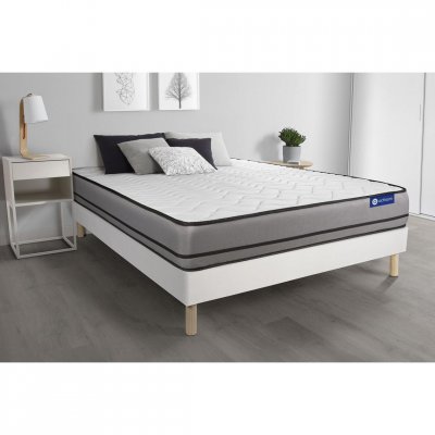 ACTISOM  Ensemble ACTILATEX 90x200 cm Blanc