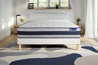 ACTISOM  Ensemble ACTIMEMO ERGO 180x200 cm Blanc
