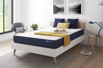 ACTISOM  Matelas 160x200 Latex et M&eacute;moire de forme 5zones de confort