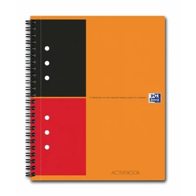 OXFORD Activebook A5+ 160 pages - r&eacute;glure lign&eacute;e 6 mm