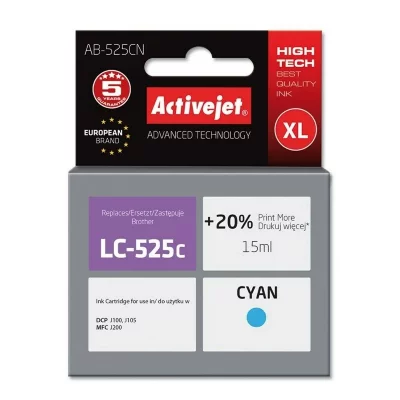 ACTIVEJET  Ab-525cn Ink Cartridge Bleu