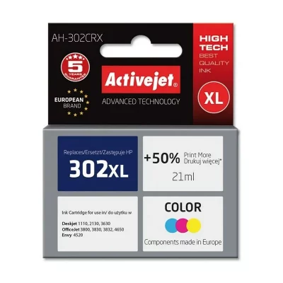 ACTIVEJET  Ah-302crx Ink Cartridge Multicolore